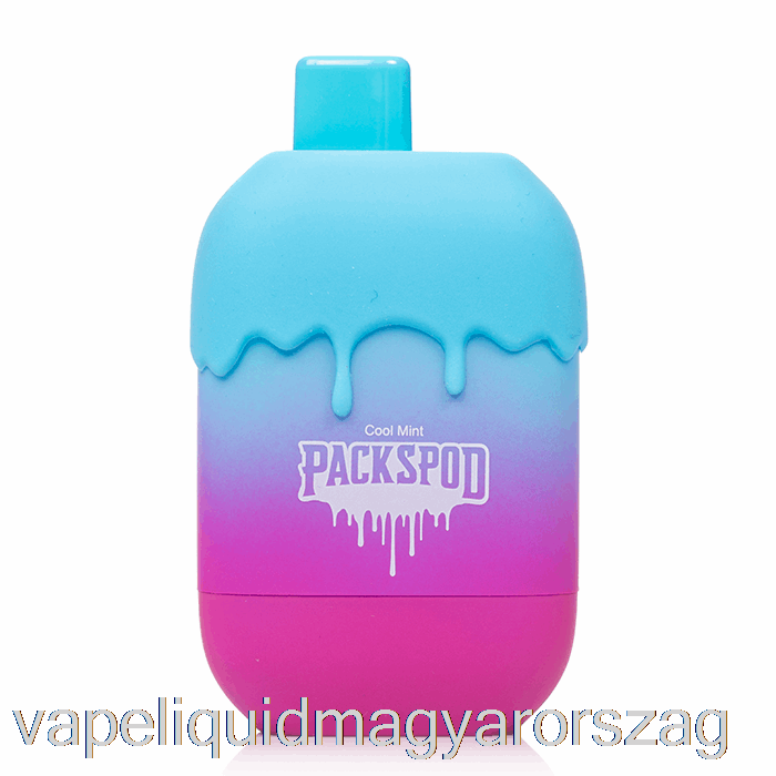 Packwood Packspod 5000 Eldobható Gelato Fagyasztó (hűvös Menta) Vape Folyadék